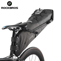 ROCKBROS Bicycle Tail Seatpost Bag 14L Waterproof Reflective Saddle Rear Pannier Carrier Trunk MTB Road Cycling Accessory 자전거 가방