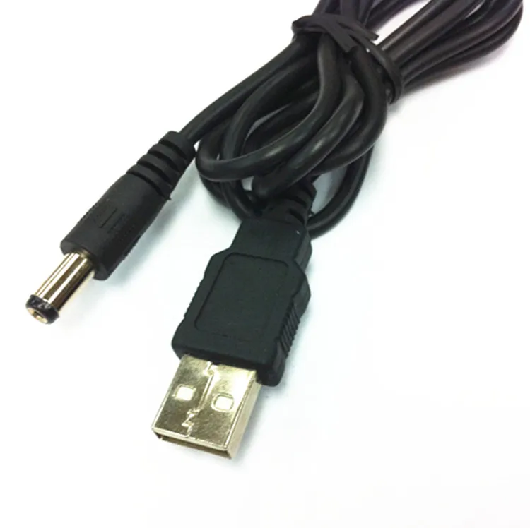 Pure Copper 12v Full Copper Usb To Dc 5.5*2.1mm Charging Line Supply Line Dc Power Cord For CCTV Charging 1.5m 3m