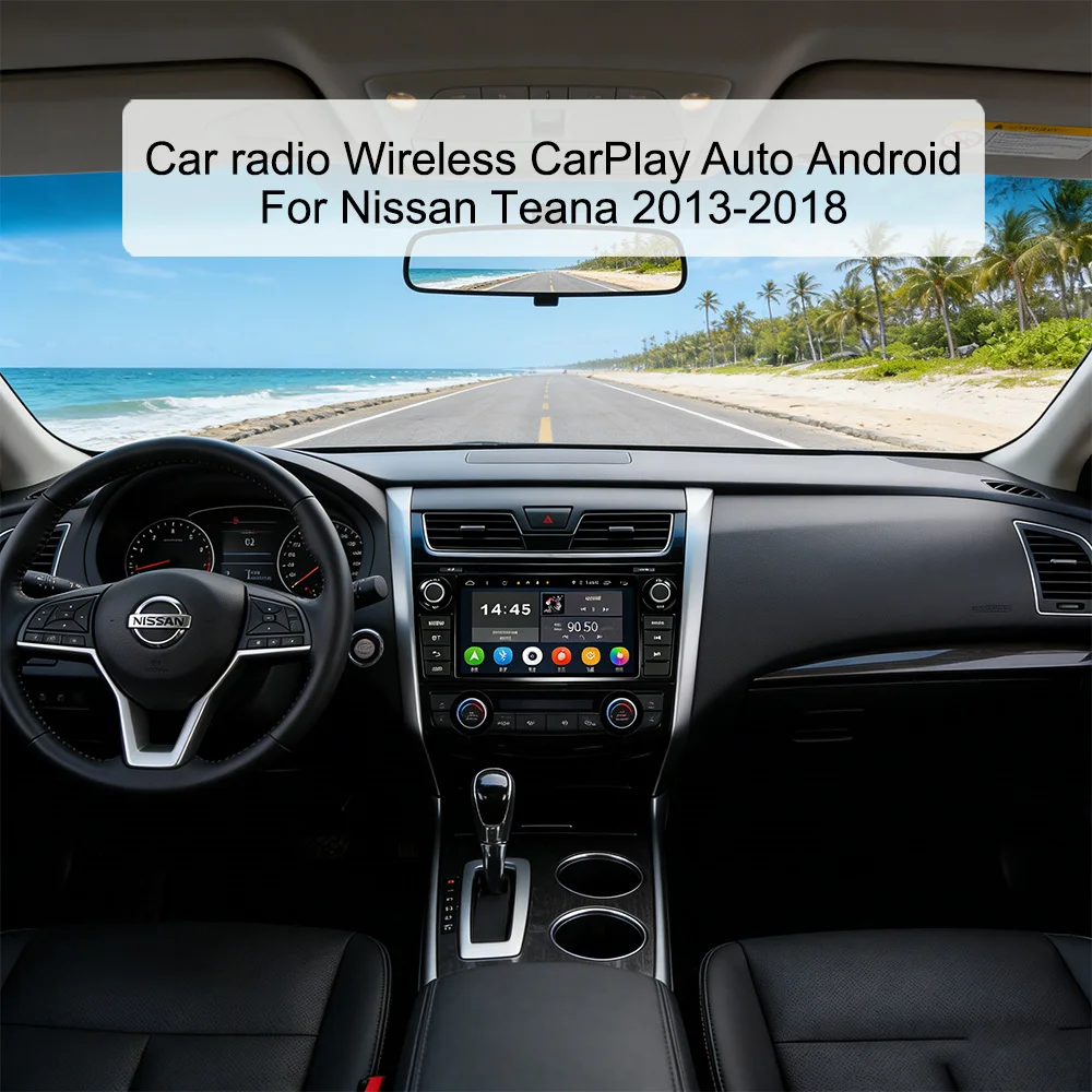 8' IPS Car Radio for Nissan Teana 2013-2018 Wireless CarPlay Android 4G LTE WiFi GPS RDS Bluetooth Linux Based Auto Player