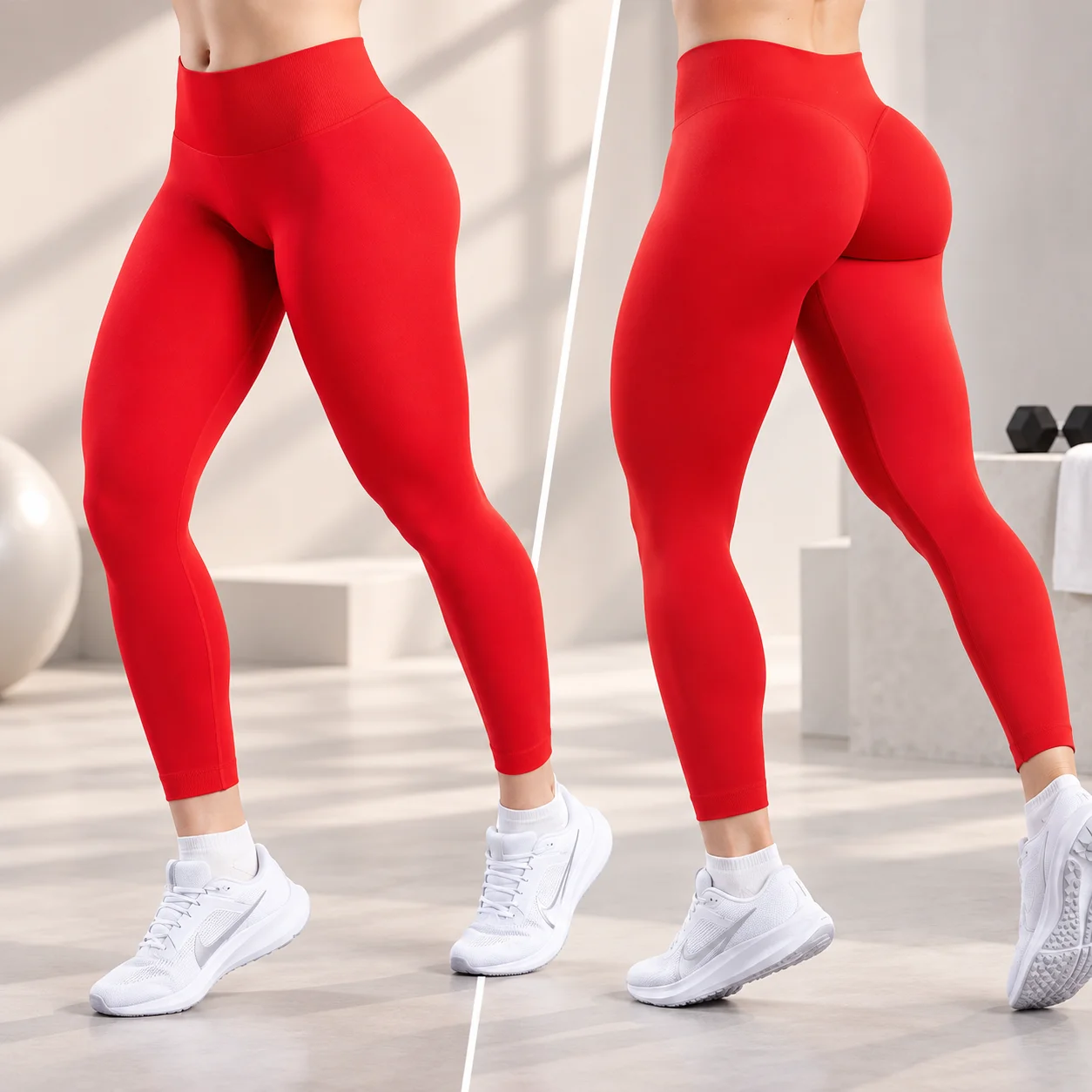 Winter Yoga Leggings Women Sport Flares Pants Scrunch Booty Gym Workout Seamless Yoga Pants Fitness Fashion Sports Trousers