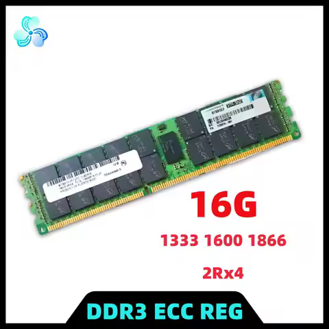 Server Memory 16GB DDR3 1333MHz 1600 1866 ECC REG 2Rx4 PC3-10600R 12800 1.5V Register RDIMM RAM for for X58 X79 Motherboard