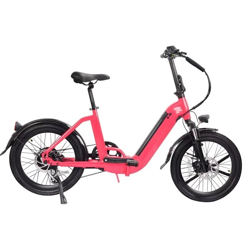 Customization OEM ODM Folding Electric Bike with Lithium Battery Aluminum Alloy Frame 7-Speed Brushless Motor