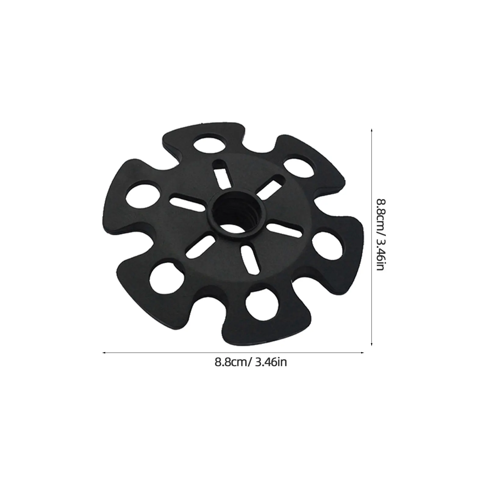 10Pcs Trekking Pole Snow Basket Large Area Climbing Hiking Accessories Walking Stick Mud Ski Tips Climbing Trekking Pole Tips view 3