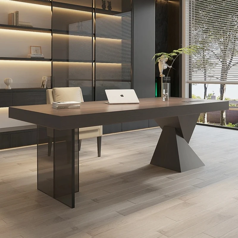 Luxury Executive Office Desks Manager Designer Standing Black Computer Desks Drawers Bedroom Mesa Escriotorio Office Furniture