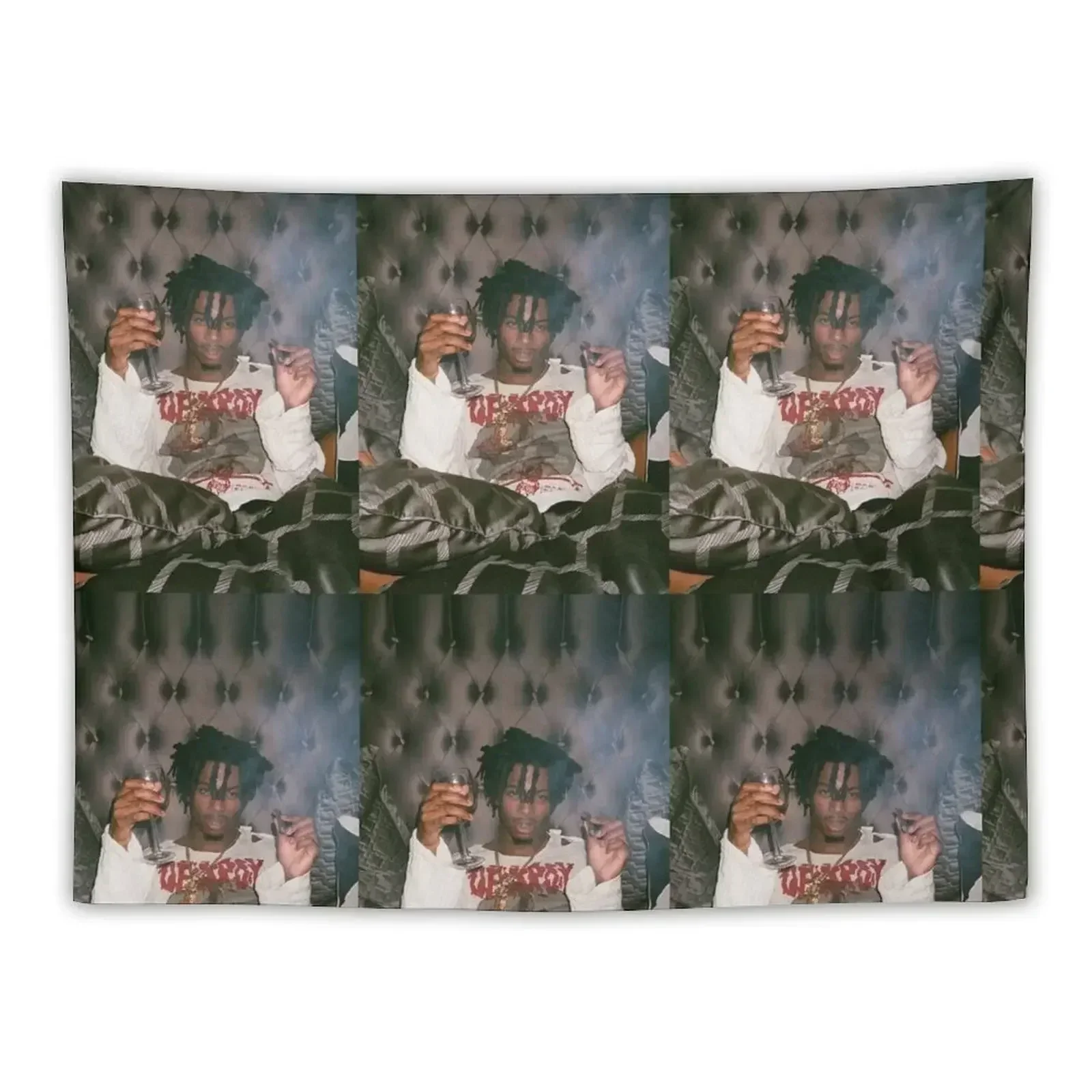 Self Titled Playboi Carti Design Tapestry On The Wall Nordic Home Decor Decoration Bedroom Tapestry