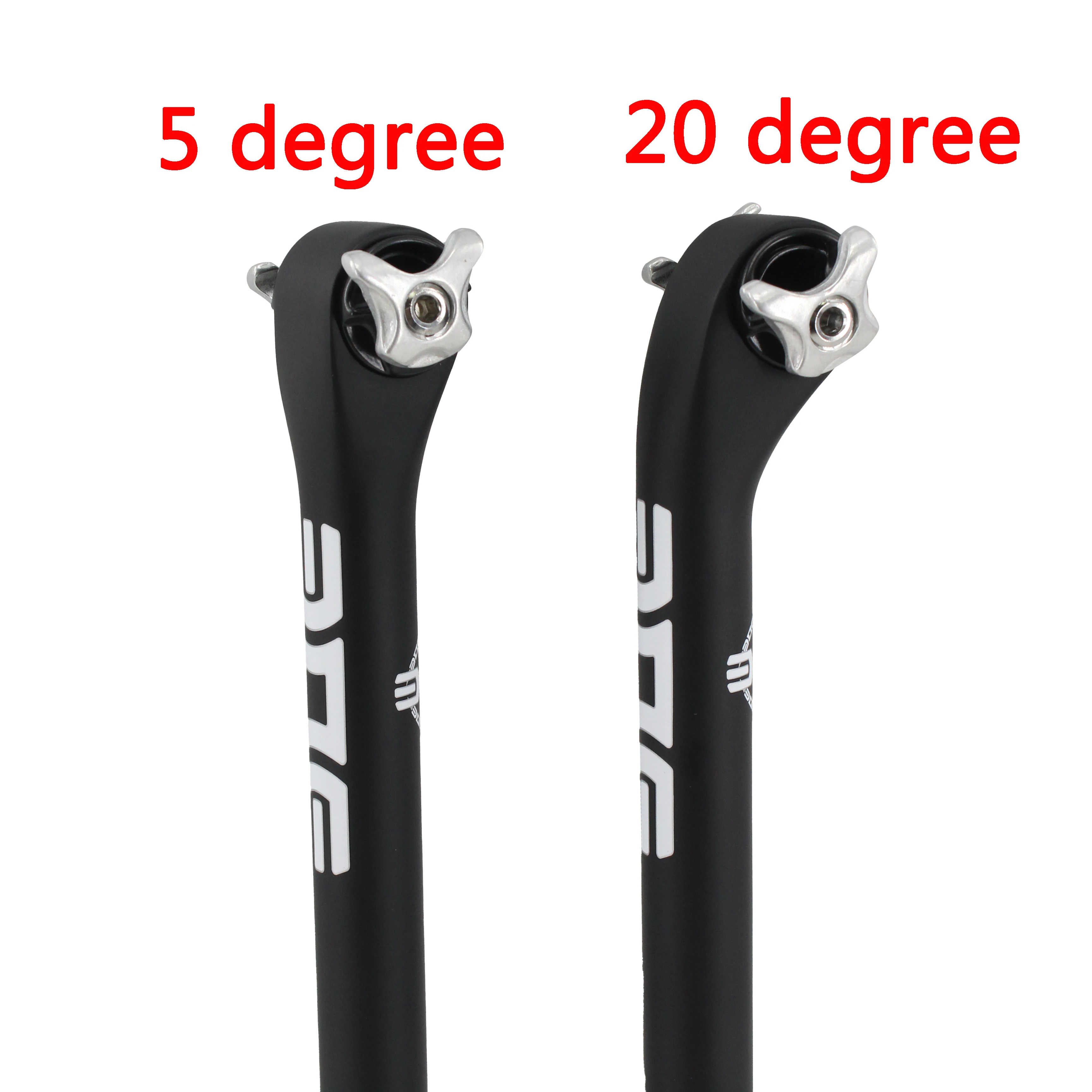Najnowszy rower szosowy Matt UD sztyca z pełnego włókna węglowego sztyca rowerowa z włókna węglowego MTB 27,2/30,8/31,6mm 5mm/20mm przesunięcie