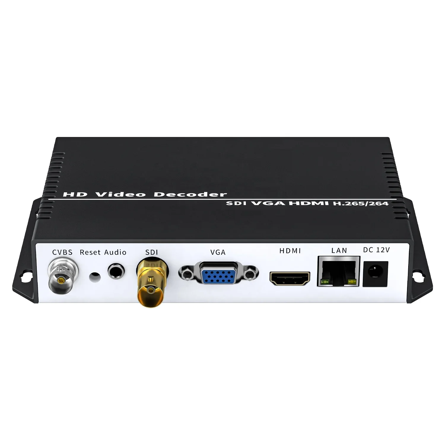 Unisheen SRT RTMP RTSP Multi View SDI 4K H.265 H.264 Video Decoder Topbox Player VGA HDMI Output