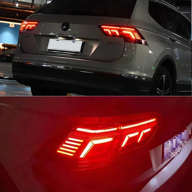 

Car LED Taillight For Volkswagen Tiguan 2017 2018 2019 2020 2021 Rear Running Lamp Brake Reverse Dynamic Turn Signal Tail Light