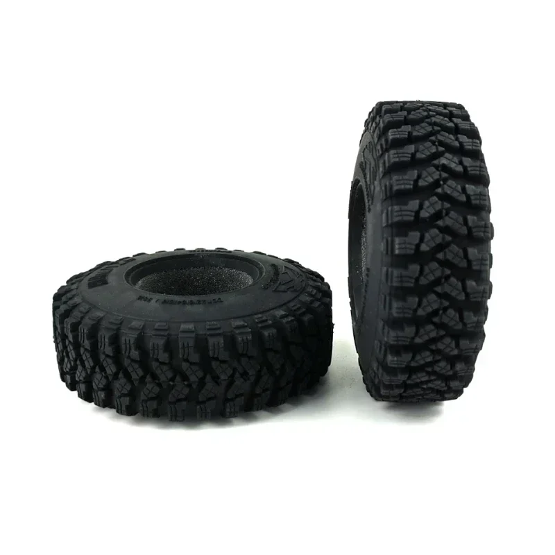 2PCS 1.9 "Gomma Voodoo KLR Ruota Pneumatici 105*35mm per 1:10 RC Crawler Axial SCX10 D90 TF2 MST Tamiya