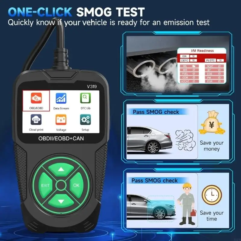 Lightweight Automotive Diagnostic Scanner For Quick Detection Of Engine Issue R6FB