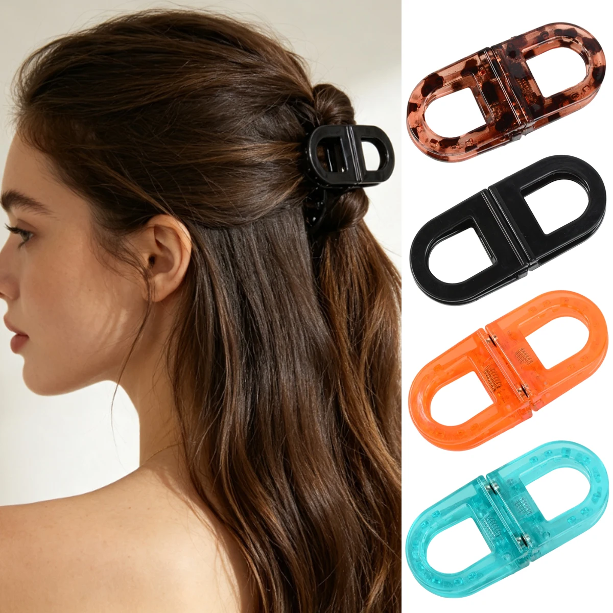 Magnetic Hair Clips Strong Hold Professional Salon Sectioning Clips Non-Slip Styling Clips for Women Girls Hairstyling Tools Set