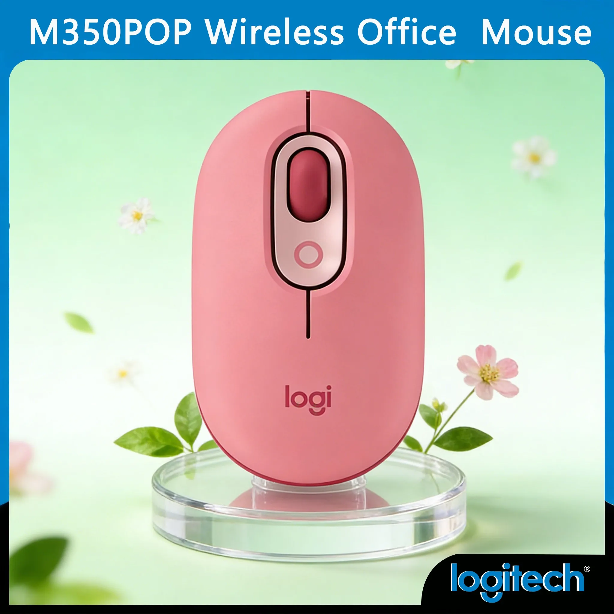 

Logitech M305POP Portable Silent Mouse 24 Months Battery for Classroom