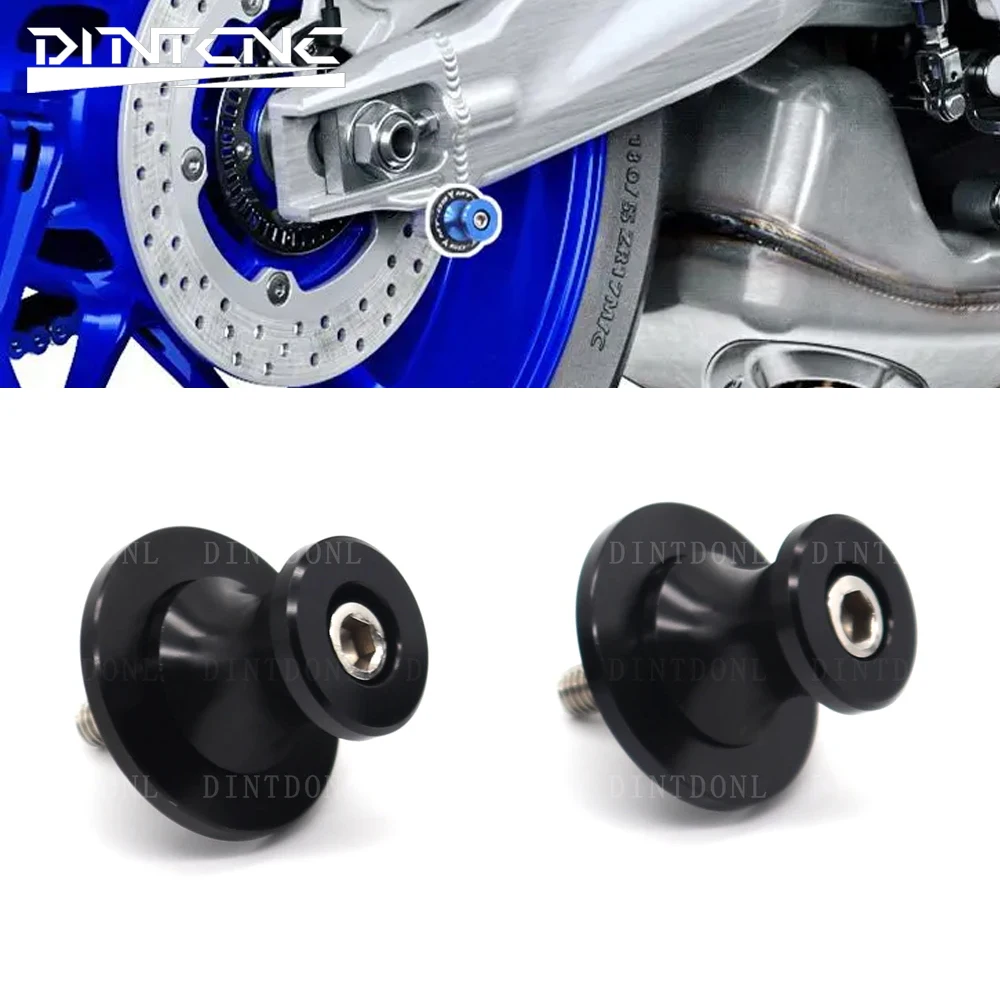 

Motorcycle Accessories Swingarm Spools Slider For YAMAHA YZF R25 R3 MT 25 03 MT09 TRACER 7 700 900 GT 2019 2020 2021 Stand Screw