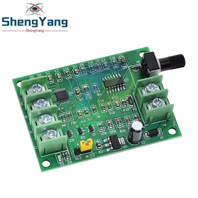 TZT 5V 12V Brushless DC Motor Driver Controller Board with Reverse Voltage Over Current Protection for Hard Drive Motor 3/4 Wire