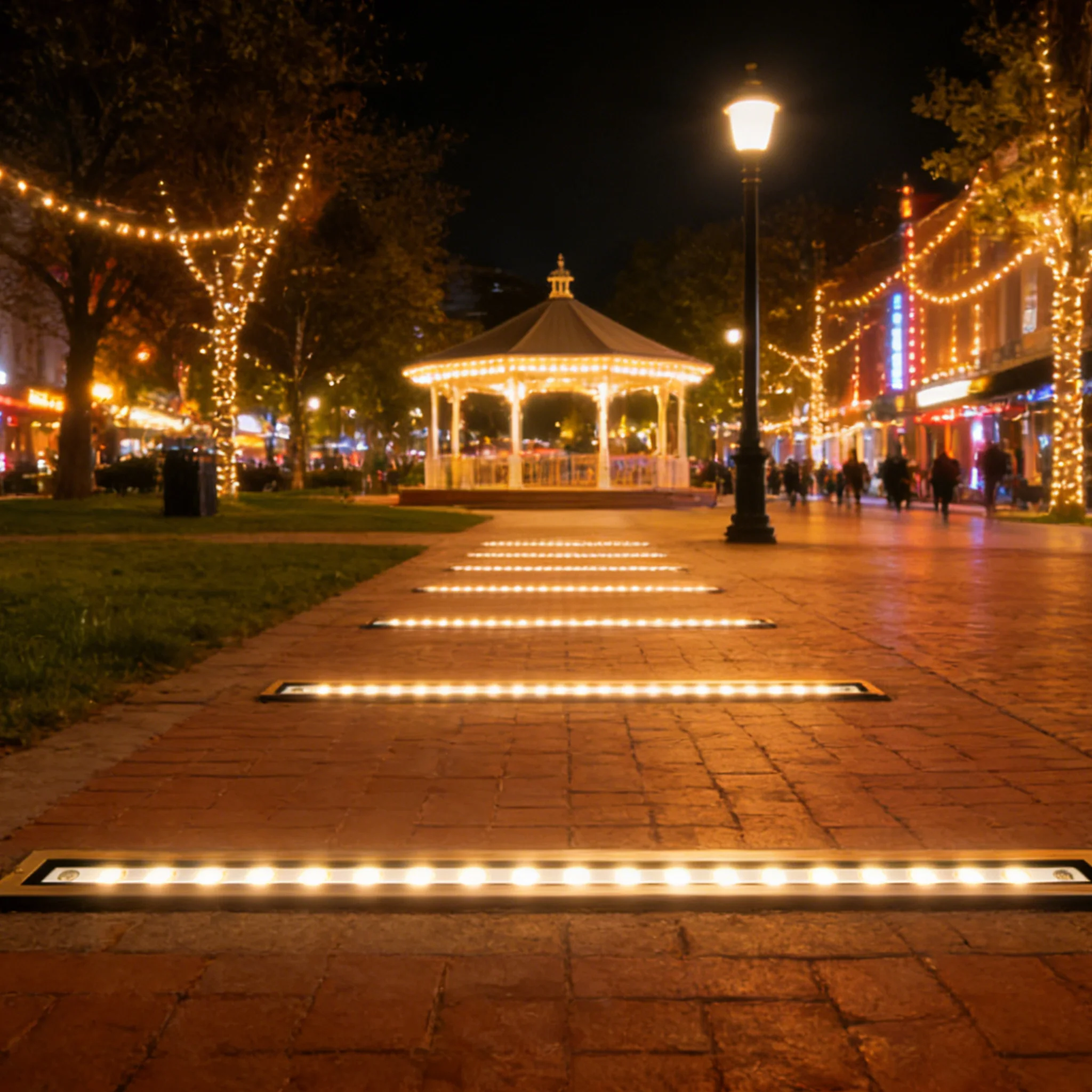 24W/36W Underground Lights 1000mm-underground-light for Garden Commercial 3000K Warm-white IP67 DC24V