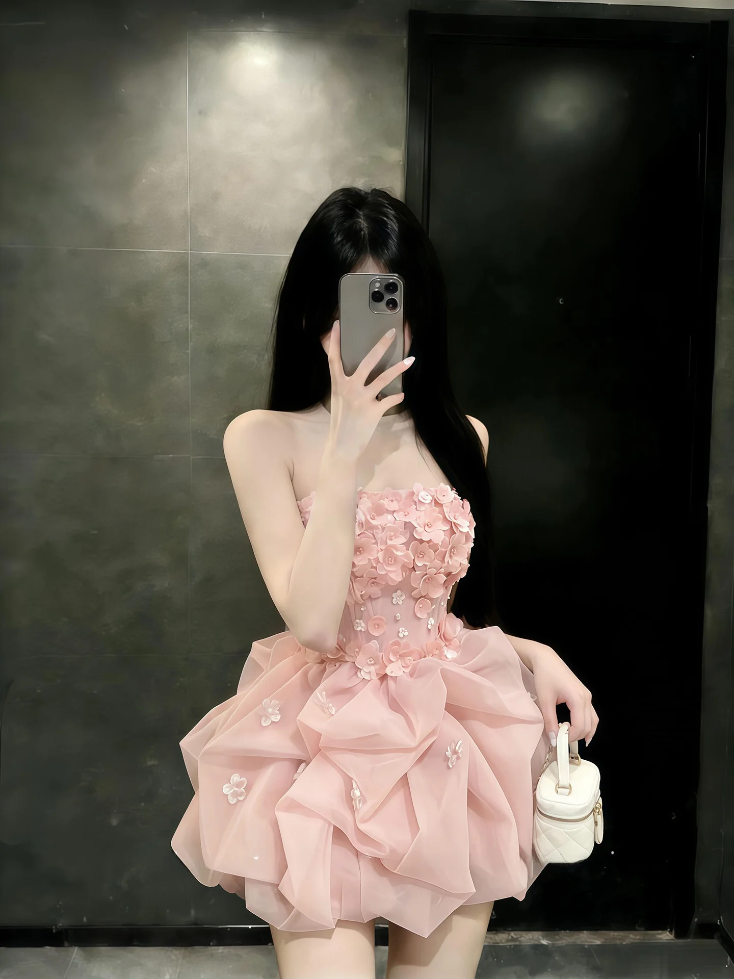 

Розовое платье для дня рождения, женское вечернее платье для торжеств, элитное короткое платье для женщин, элегантное и милое платье с завышенной талией