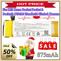 For DJI Osmo Pocket Pocket 2 Pocket2 OT-210 Handheld Gimbal Camera DIY Install New 7.7V HB3-875mAh Replacement Battery