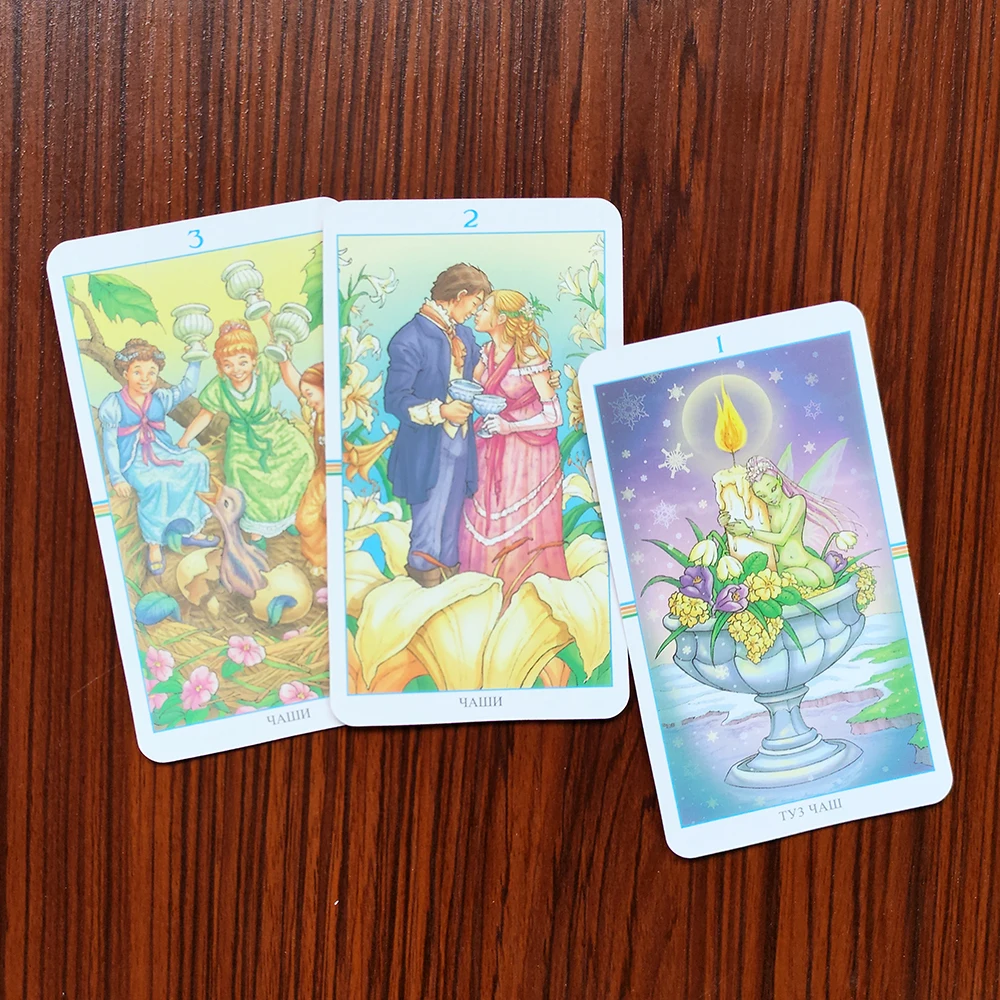 Карты Таро Колесо Года Tarot koło roku wyrocznia 78 kart w języku rosyjskim dla początkujących