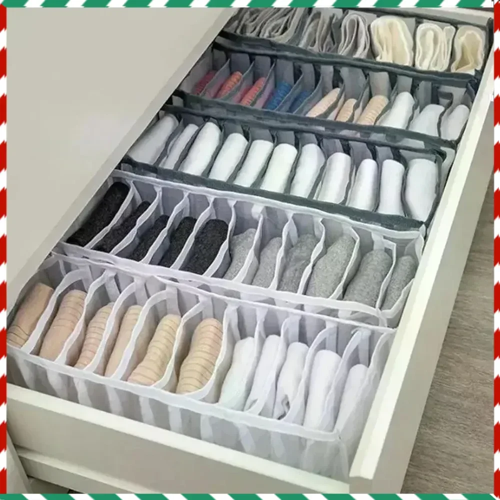 

Closet Organizer Underwear Organizer for Wardrobe Clothes Organizers Cabinets Drawer Organizers Bra Socks Storage Organizer Box