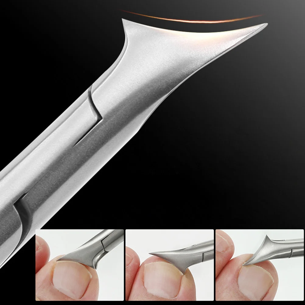 

1Set Stainless Steel Nail Clippers Portable Manicure Set Nail Cleaner Cuticle Remover Peeler Scraper Lightweight Fingernails