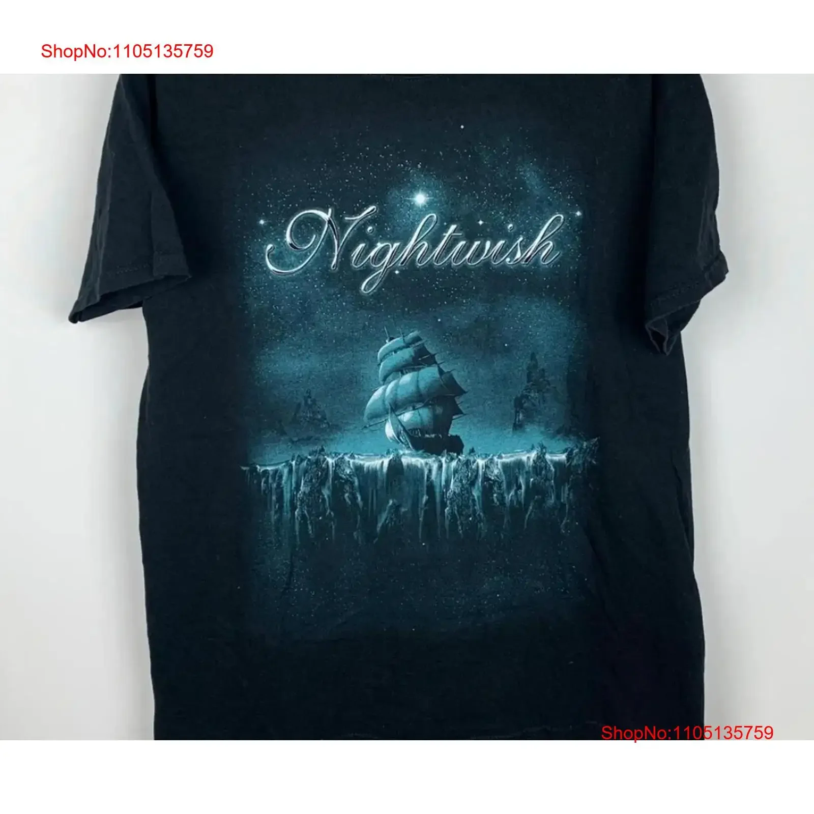 Showtime Storytime Nightwish T Shirt  Black Size S 4XL 1K0109 vintage Washed Casual Stretched Slightly designer clothes