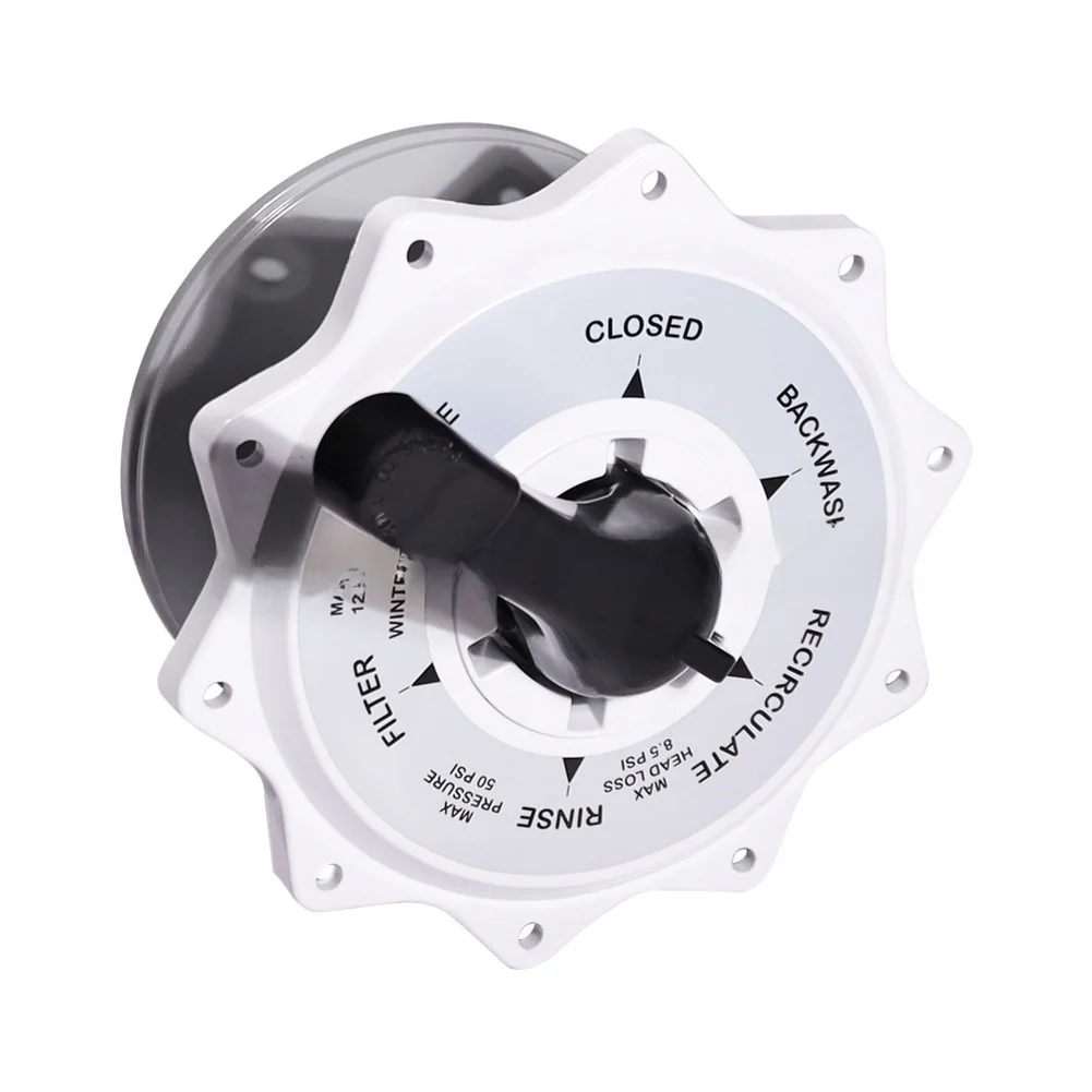 For Pool Maintenance 2 Inch Pool Valve Replacement Valve Assembly ABS Construction Sturdy Build Easy Installation