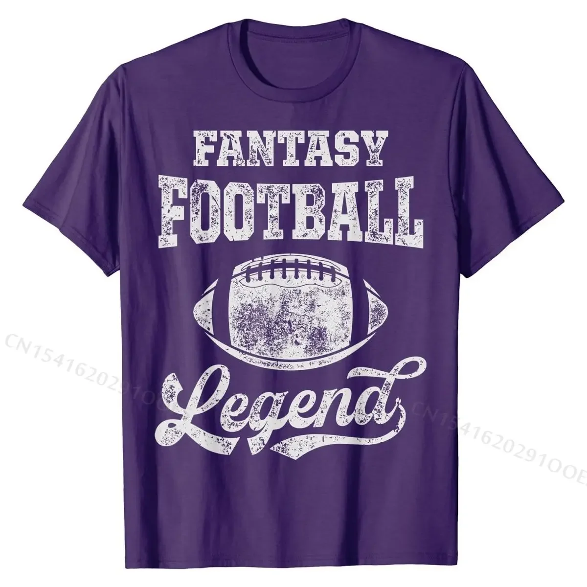 Fantasy Football Legend League Funny Team Sports Draft Party T-Shirt Printing T Shirts Fashion Tees Cotton Men's Street