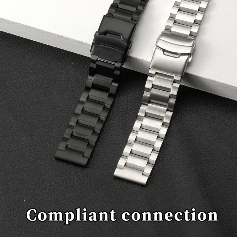 316 Solid Stainless Steel Watch Band untuk Casio PRG-600YB/PRG-650/PRW-6600 Pria Logam Aksesoris Tali 20 22 24Mm