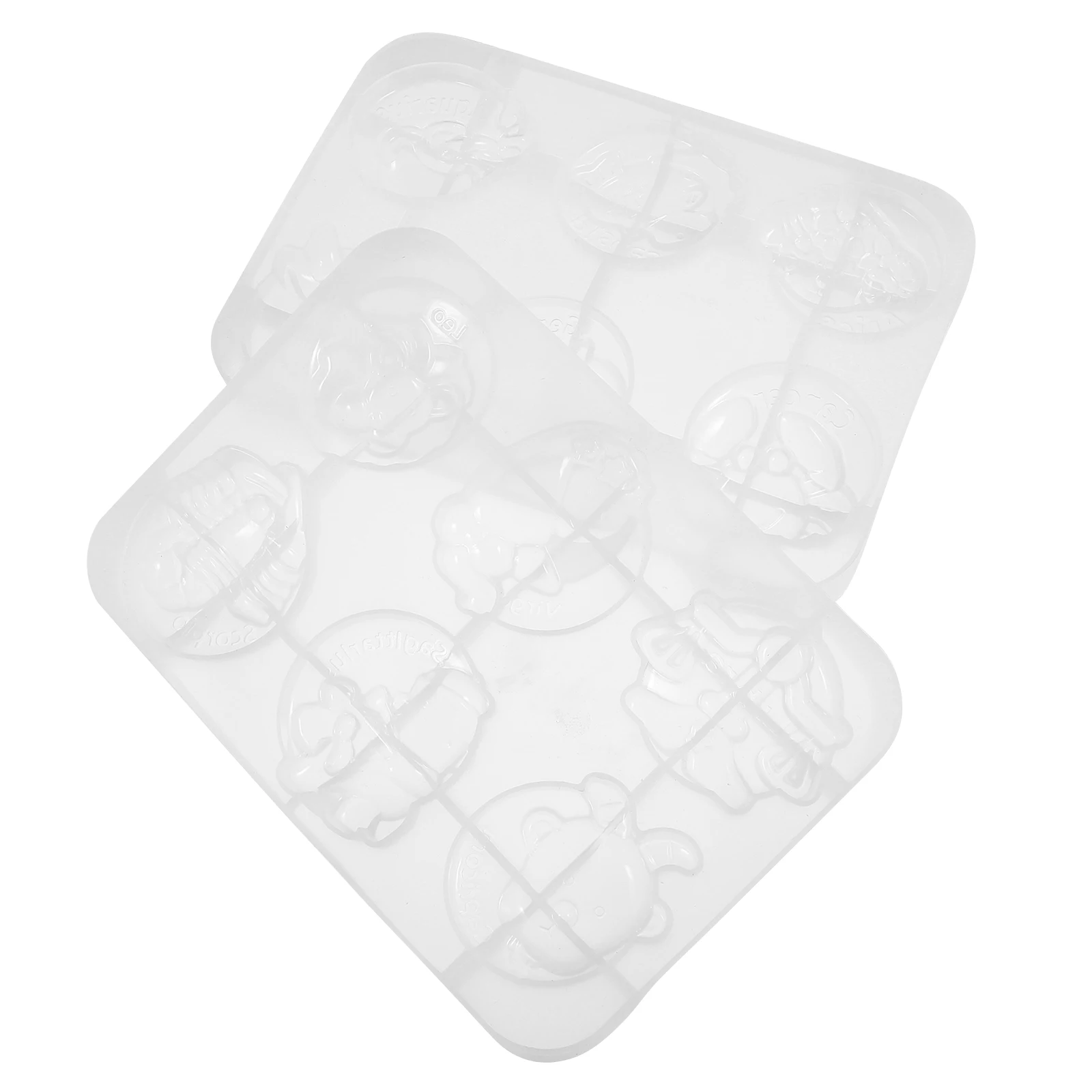 

2 Pcs Silicone Mold DIY Epoxy Craft Pendant Crystal Drop Jewelry Making Mold Flexible Easy Demold Clean Long Use