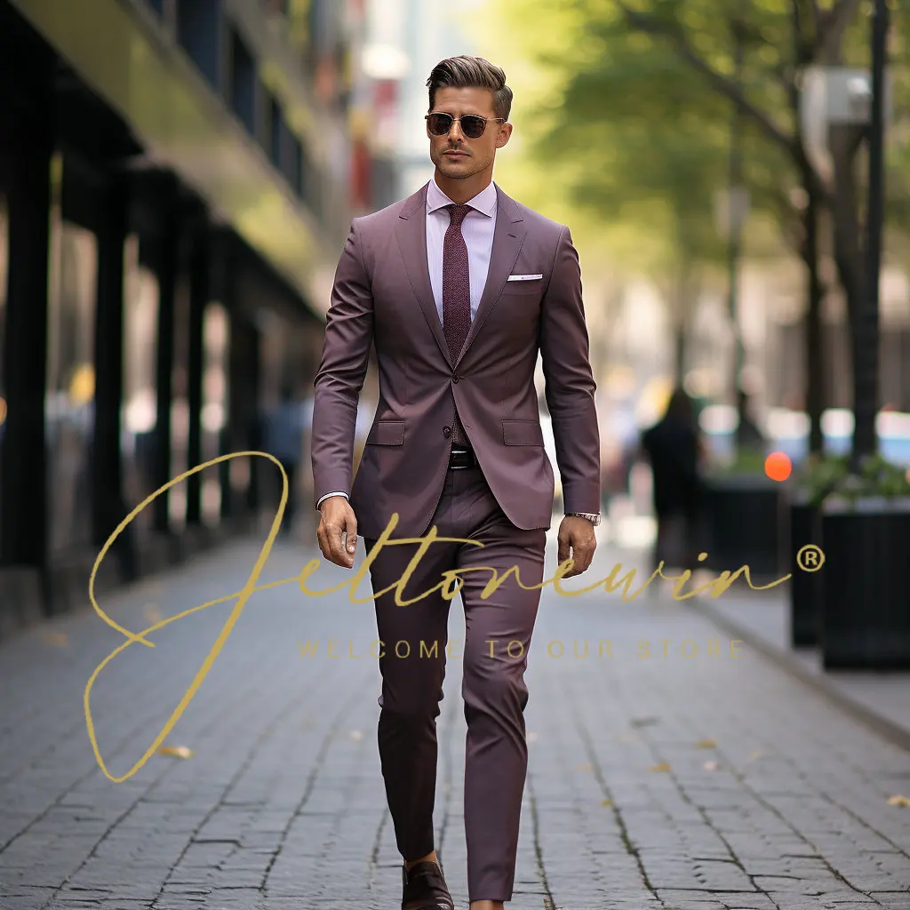 

Men Suits For Wedding Formal Slim Fit 2 Pcs Tuxedo Prom Evening Custom Costume Homme Pour Mariage Costume Homme Suits For Men