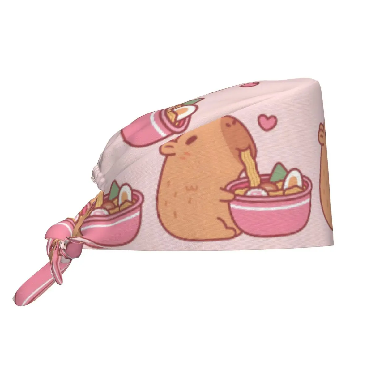 

Регулируемая милая рабочая шапка с капибарой на заказ для женщин и мужчин, скраб-шапочка для еды рамен, скраб для медсестер, доктор, хирург, кепка для шеф-повара