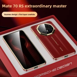 Luxurious cowhide for Huawei Mate70 RS Case becomes an extraordinary master in seconds for mate70 Pro70 Pro+ Case