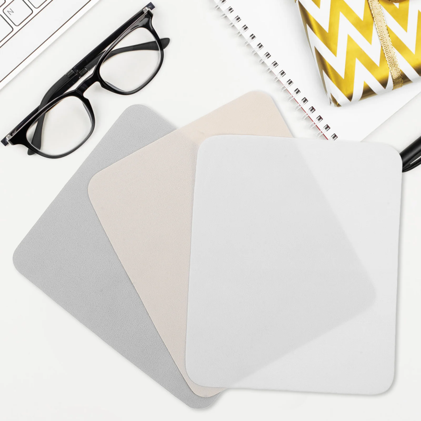 

12Pcs Eyeglass Cloth Suede Lens Cleaning Wipes Portable Soft Polishing Cloths for Glasses Camera Phone Screen Jewelry Use