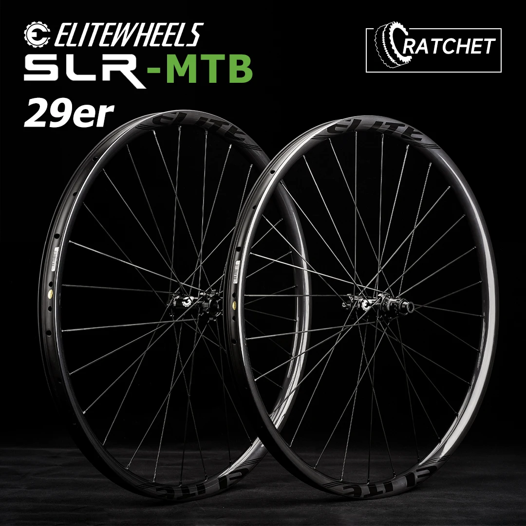 ELITEWHEELS 29er MTB Carbon Wheelset  Ultralight Trail XC  M14 Ratchet System 36T Hub Match 5 Types Of Rim All Mountain Wheels