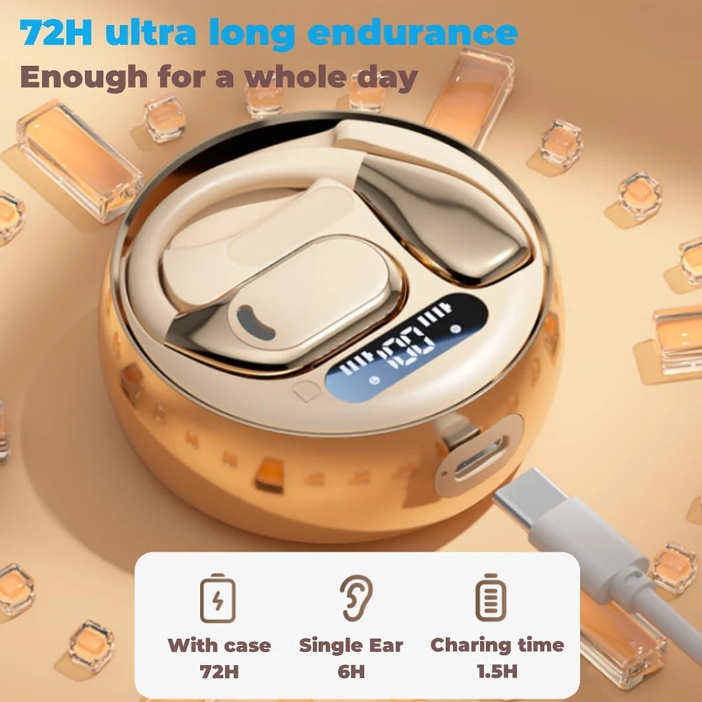 سماعات أذن للترجمة بالذكاء الاصطناعي متوافقة مع تقنية البلوتوث، سماعات ترجمة في الوقت الحقيقي، إلغاء الضوضاء، مترجم ذكي