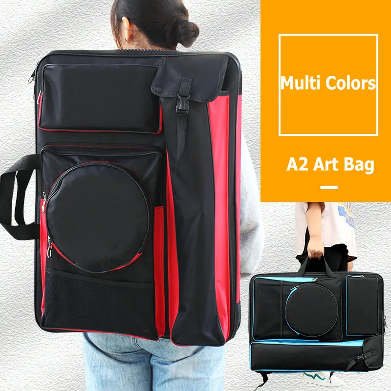 Large Capacity Art Bag Waterproof A2 Drawing Board Art Supplies Bag Painting Tools Backpack For Artist