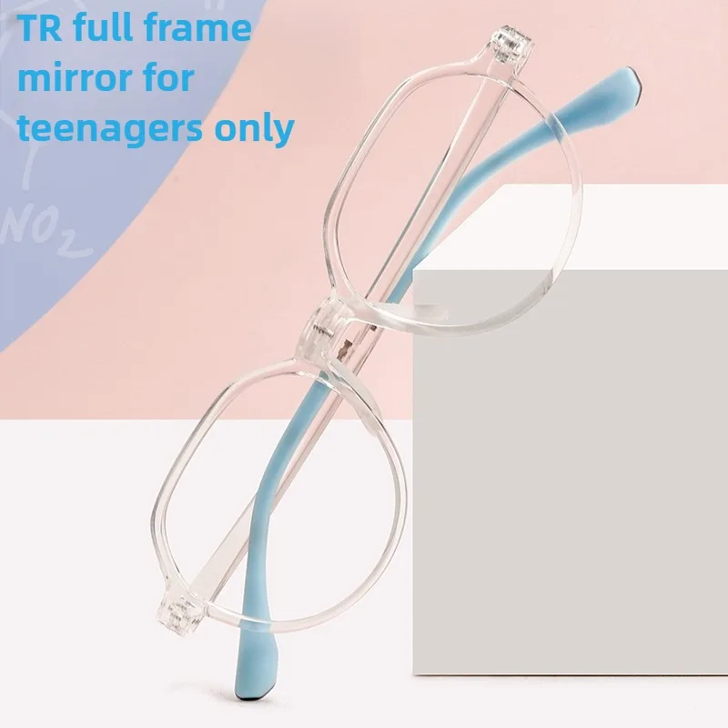 Ultralight Prescription Glasses Myopia Kids 0.75 1.25 TR90 Girls Prescription Glasses Children Boys Myopia Glasses for 6 To 12