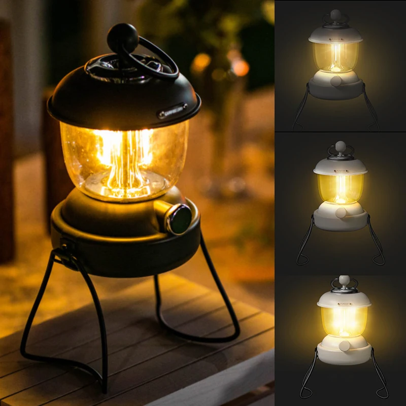 24H USB Rechargeable Waterproof Emergency Lamp Mini LED Camping Lanterns Warm White Light Explore Camp Light Outdoor Tent Lamp