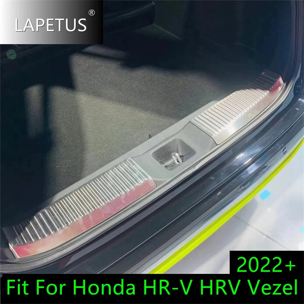 

Car Rear Trunk Bumper Protector Sill Plate Guard Cover Stainless Steel Accessories Interior Kit For Honda HR-V HRV Vezel 2022