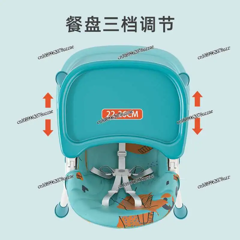Adjustable Dining Chair, Dining Chair Household Portable Children's Table Folding Dining Table