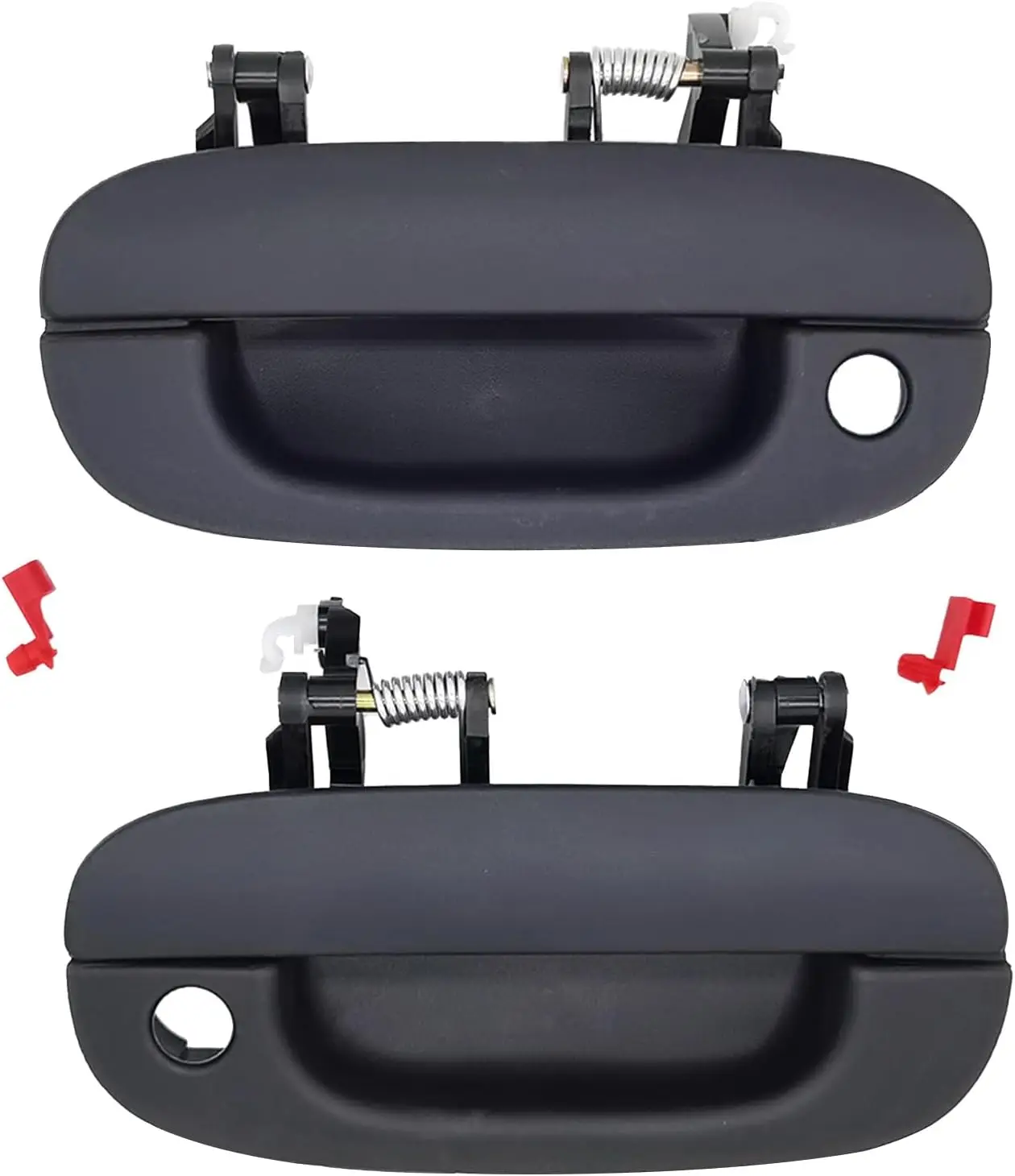 

2Pcs Exterior Door Handles for 1994-2002 Ram 1500 2500 3500 Pickup, Front Left & Right, Textured Black