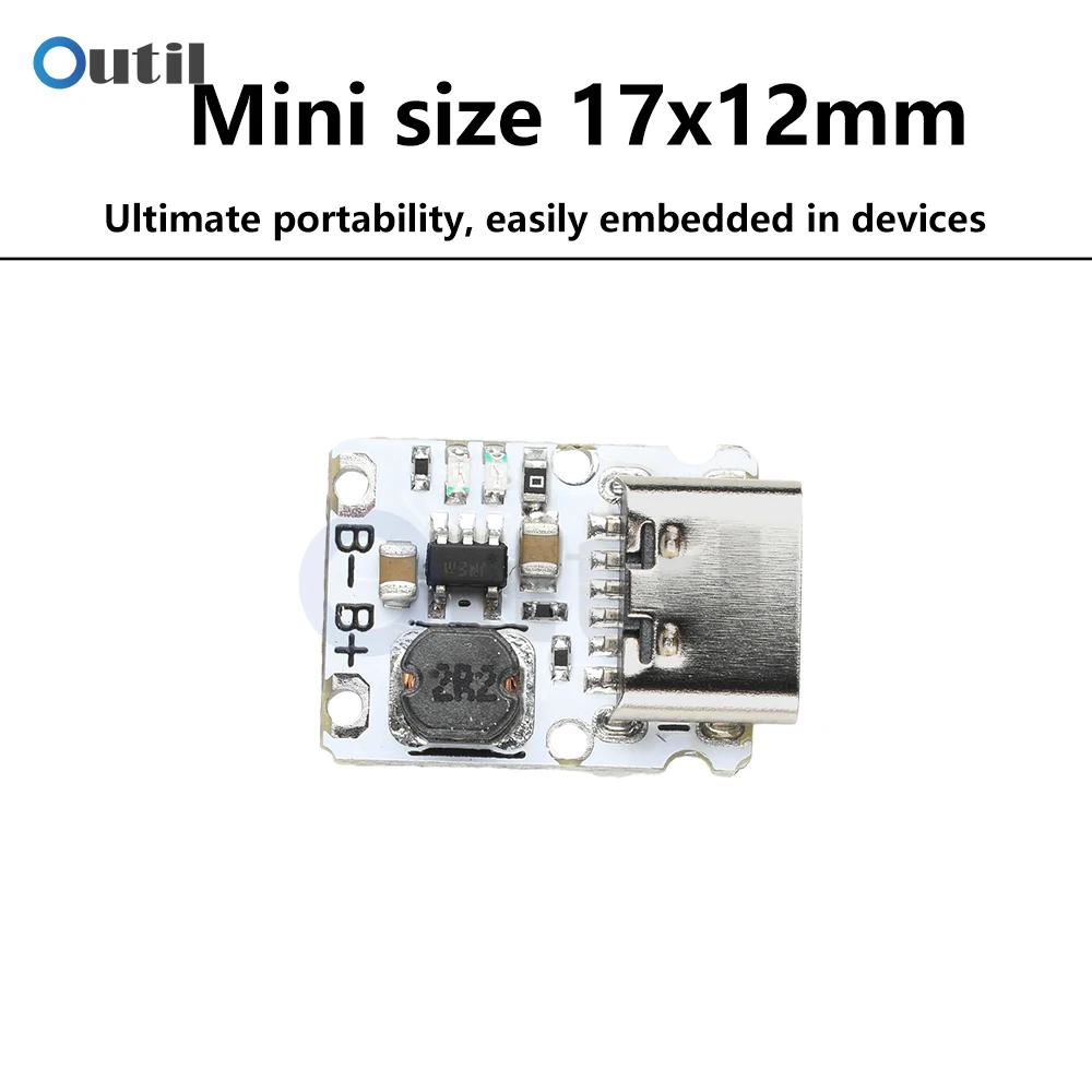 5V 1.2A Lithium Battery Charge Discharge Protection Battery Level Indicator Module 2.9V 4.2V Step Up Boost Board Power Bank DIY