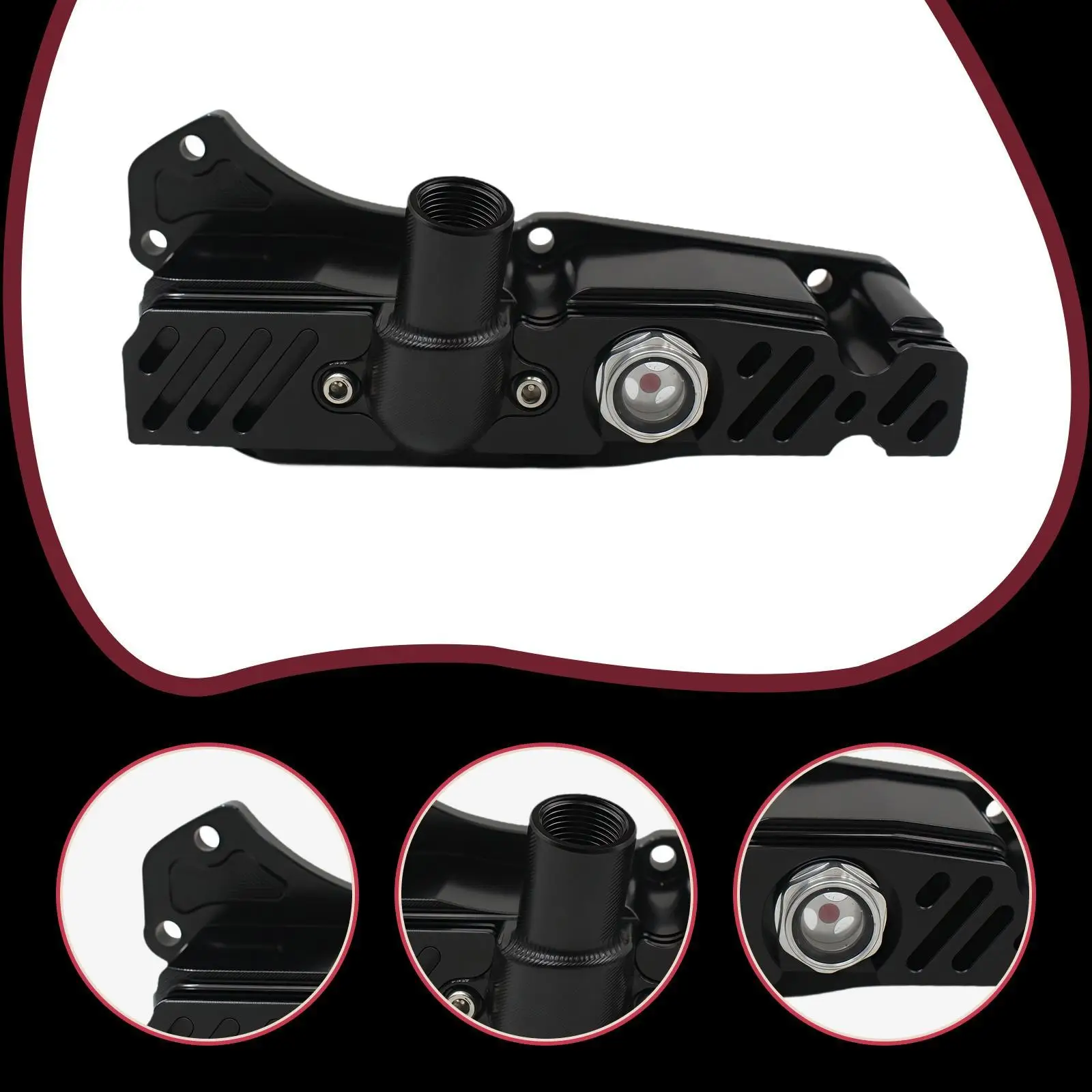 

Поддон картера с смотровым стеклом, высокопроизводительное оборудование, простые в установке алюминиевые аксессуары для 300 GTV S200 250