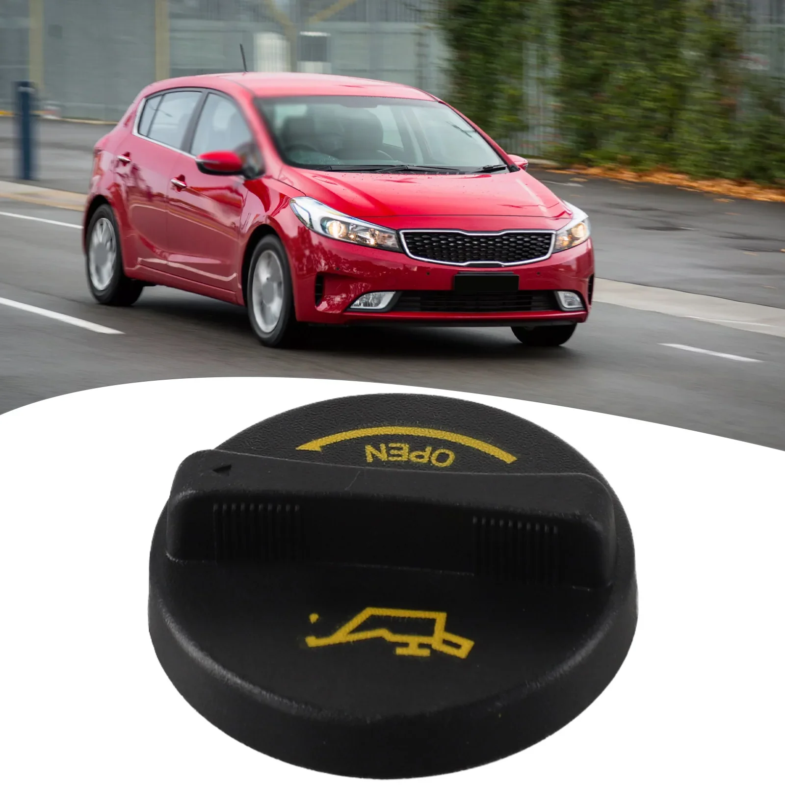 

Черная крышка маслозаливной горловины для Kia для Hyundai 1 6L 2 0L 2 4L 0819 2651026611 Универсальная установка для простой установки