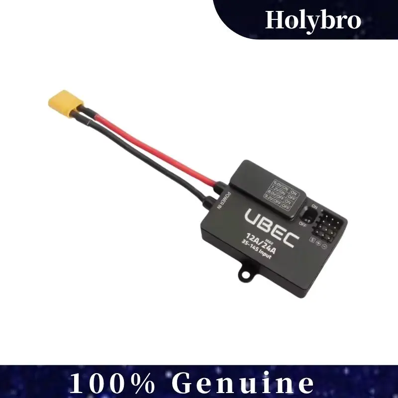 

HolyBro UBEC 12A 3-14S XT30 DC-DC Converter - 4CH Parallel Output High Efficiency for RC Servo Drone FPV