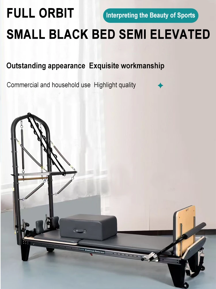 Aluminum Alloy Elevated Bed Frame, Detachable, Color Customizable, Large Core Training Equipment, High-Quality New Pilates Bed