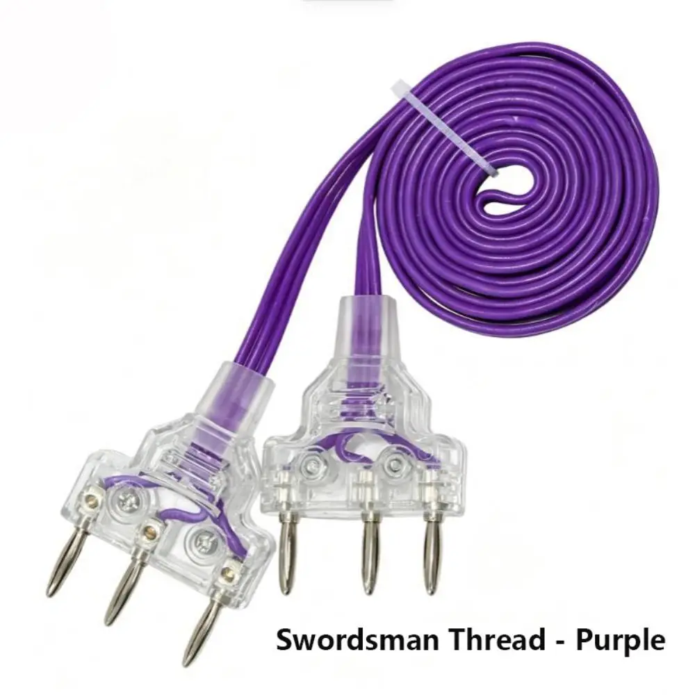 1.8m Foil Epee Body Cord Multistyles General Practical Flexible Wire Protector Break-Resistant Fencing Accessory For Face Guard