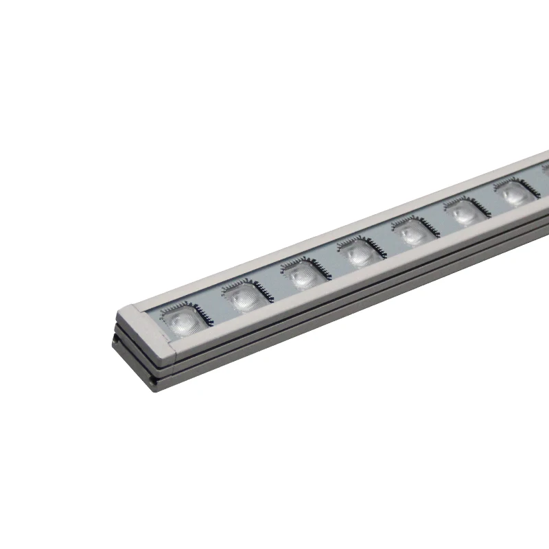 MNWS zewnętrzne oświetlenie Led typu Wall Washer lekki wodoodporny z klosz szklany do oświetlenia ściana zewnętrzna budynku AC220V 1M IP65