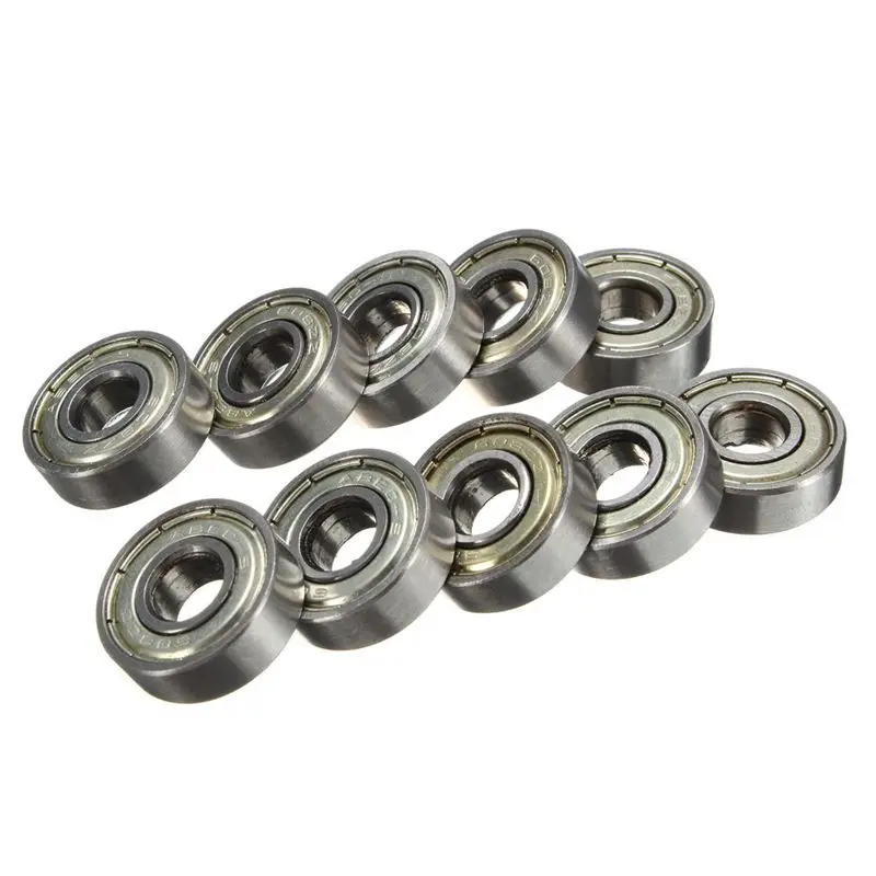 DT17 200Pcs 8 x 22 x 7mm 608ZZ Skateboard Scooter Bearings Wheels ABEC-5 Carbon Steel