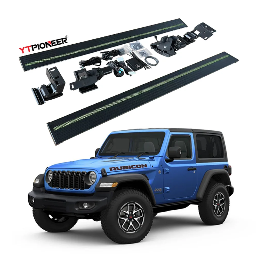 

2010 Jeep JK Retractable Power Side Steps Electric Running Boards For 2020 2021 Jeep Wrangler JL